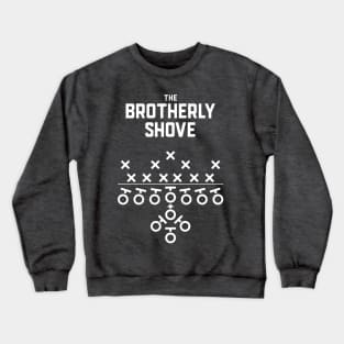 The Philadelphia Eagles Football Brotherly Shove Crewneck Sweatshirt